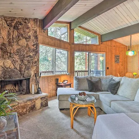Lake Arrowhead Cabin With Mid-Century Charm!
